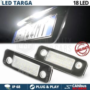 Luci Targa LED Canbus per Ford, Pacchette Omologate | Luce Bianca Potente 6500K NO Errori