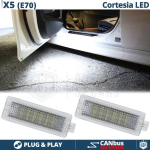 2 LED Höflichkeit Licht für BMW X5 E70 | Led Deckenleuchten Weißes Eis | CANbus Keine Fehler