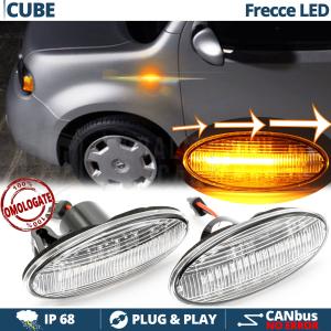 LED Side Markers for Nissan Cube 3 Sequential Dynamic  E-Approved, Canbus No Error