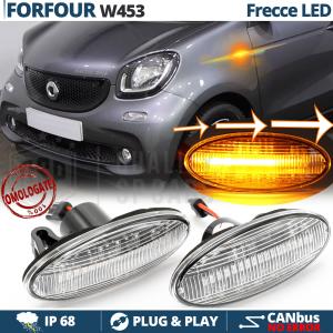 LED Side Markers for Smart Forfour W453 Sequential Dynamic  E-Approved, Canbus No Error