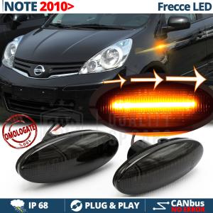 X2 Laufeffekt Blinker LED Für Nissan Note E11 Sequentiell  Genehmigt, Shwarze Linse, Canbus Kein Fehler