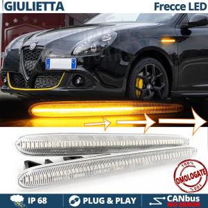 LED Side Markers for Alfa Romeo Giulietta Sequential Dynamic  E-Approved, Canbus No Error