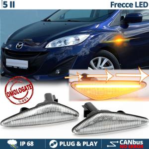 LED Side Markers for Mazda 5 2 (CW) Sequential Dynamic  E-Approved, Canbus No Error