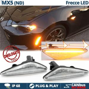 LED Side Markers for Mazda MX-5 4 (ND) Sequential Dynamic  E-Approved, Canbus No Error