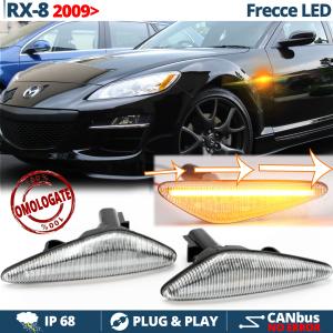 LED Side Markers for Mazda RX-8 Facelift Sequential Dynamic  E-Approved, Canbus No Error