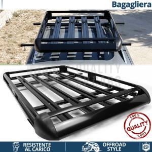 Car Roof Rack Basket Tray for Suzuki Ignis, Wagon R, SX4, SJ | Travel Luggage CARRIER in Black Aluminum