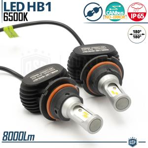 Kit LED HB1 6500K Luz Blanca 8000LM | Luces de CRUCE + CARRETERA | CANbus, Plug & Play