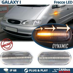 2 Sequential Dynamic LED Side Markers for FORD GALAXY MK1 (95-06) | E-Approved, Canbus No Error