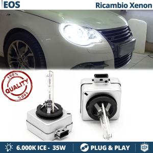 2x D1S Bi-Xenon Replacement Bulbs for VOLKWAGEN EOS 06-10 HID 6.000K White Ice 35W 