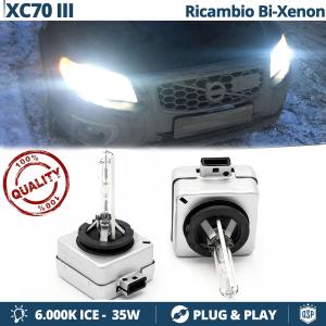 2x D1S Bi-Xenon Replacement Bulbs for VOLVO XC70 HID 6.000K White Ice 35W 