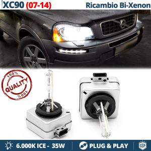 2x D1S Bi-Xenon Replacement Bulbs for VOLVO XC90 1 WITH CORNERING LIGHTS HID 6.000K White Ice 35W 