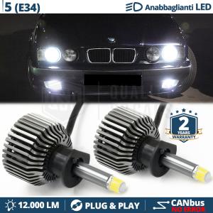 H1 LED Kit for BMW 5 SERIES E34 Low Beam | LED Bulbs CANbus 6500K 12000LM