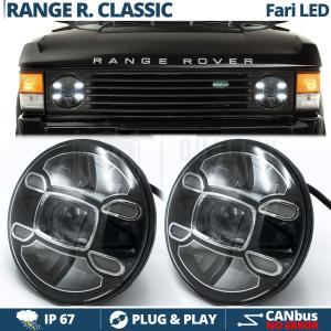 2 Full LED 7" Inches Headlights for RANGE ROVER CLASSIC 6500K Ice White | Parking Lights + Low + High Beam