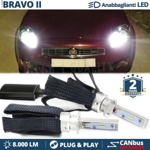 H1 LED Kit für Fiat BRAVO 2 Abblendlicht CANbus LED Lampen 6500K 8000LM | Plug & Play