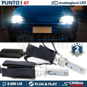 Kit LED H1 para Fiat PUNTO GT 176 Luces de Cruce | Bombillas LED H1 6500K 8000LM | CANbus 