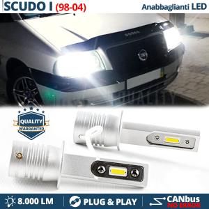 Kit LED H1 para FIAT SCUDO 1 (98-04) | Blanco Frío 6500K Potente 8000LM | CANbus Sin Error, Plug & Play