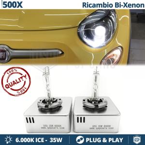 2 Ersatzlampe D5S BI-XENON für FIAT 500X Weiße Licht 6000K 35W Birnen
