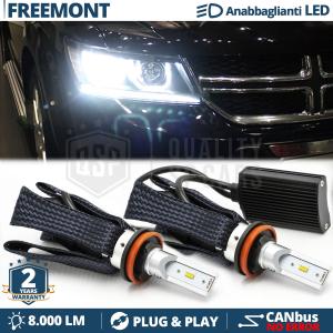 Lampade LED H11 per Fiat FREEMONT Luci Bianche Anabbaglianti CANbus | 6500K 8000LM