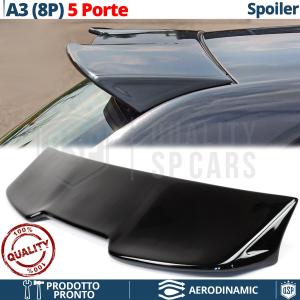 Rear Roof SPOILER FOR Audi A3 S3 8P | BLACK Lid Spoiler Rs3 Style