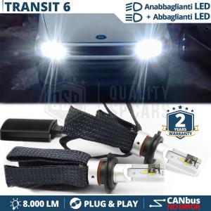 Kit LED H4 per FORD TRANSIT MK6 Anabbaglianti + Abbaglianti CANbus | 6500K Bianco Ghiaccio