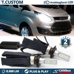 H7 LED Kit for Ford TRANSIT, TOURNEO CUSTOM Low Beam CANbus Bulbs | 6500K Cool White 8000LM