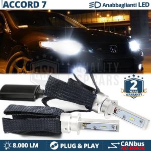 Kit Lampadine LED H1 per HONDA ACCORD 7 Anabbaglianti CANbus | Bianco Puro 6500K 8000LM