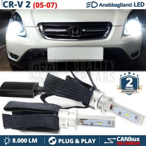 H1 LED Kit for HONDA CR-V 2 Facelift Low Beam CANbus | LED Bulbs 6500K 8000LM Plug & Play