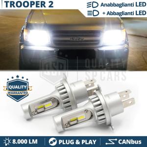 H4 Led Kit for ISUZU TROOPER 2 Low + High Beam 6500K 8000LM | Plug & Play CANbus