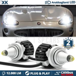 Lampade LED HB3 Per JAGUAR XK 1 Anabbaglianti | Bianco Ghiaccio CANbus | 6500K 12000LM