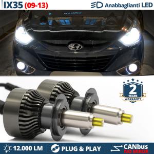 Kit LED H7 para Hyundai ix35 09-13 Luces de Cruce | Bombillas Led Canbus 6500K 12000LM
