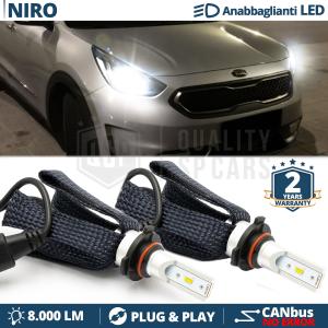 Lampade LED HB3 per KIA NIRO Anabbaglianti + Abbaglianti Lenticolari CANbus | 6500K 8000LM