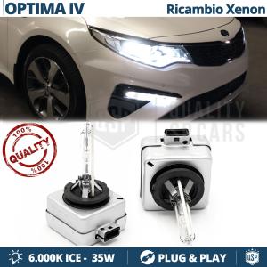 2x Ampoules Xenon D3S de Rechange pour KIA OPTIMA 4 Lampe 6000K Blanc Pur 35W