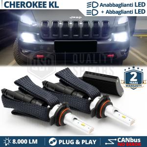 HIR2-HIR LED Kit for JEEP CHEROKEE KL | LED Conversion Low + High Beam | CANbus 6500K 8000LM