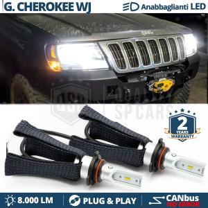 HB4 LED Kit for JEEP GRAND CHEROKEE WJ Low Beam CANbus Bulbs | 6500K Cool White 8000LM
