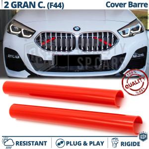 Red Crash Bar Covers for BMW 2 Series Gran Coupè F44 Front Grill | Rigid Radiator Protection Bars 