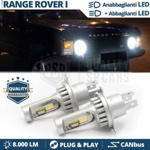 H4 Led Kit for LAND ROVER RANGE ROVER 1 Low + High Beam 6500K 8000LM | Plug & Play CANbus