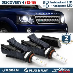 Kit LED HIR2 per Land Rover Discovery 4 13-16 | Anabbaglianti + Abbaglianti | CANbus 6500K 