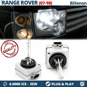 2x Ampoules Bi-Xenon D1S de Rechange pour RANGE ROVER 3 (07-10) 6000K Blanc Pur 35W