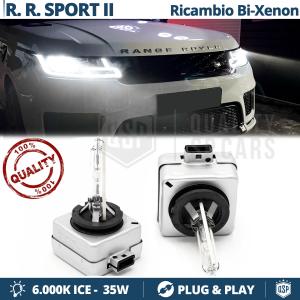2x D3S Bi-Xenon Replacement Bulbs for RANGE ROVER SPORT 2 HID 6000K White Ice 35W 