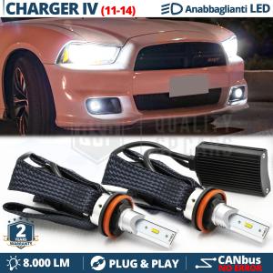 H11 LED Bulbs for Dodge CHARGER 4 (LD) Low Beam CANbus Bulbs | 6500K Cool White 8000LM