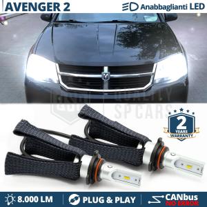 Kit Luci LED per DODGE AVENGER 2 Anabbaglianti HB4 CANbus | Bianco Puro 6500K 8000LM