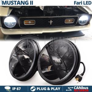 2 Full LED 7" Inches Headlights 6500K for FORD MUSTANG 2 6500K Ice White | Low + High Beam