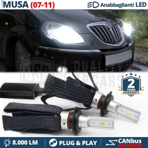 H7 LED Kit for Lancia Musa Facelift 07-11 Low Beam CANbus Bulbs | 6500K Cool White 8000LM