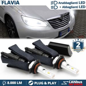 HIR2-HIR LED Kit for LANCIA FLAVIA | LED Conversion Low + High Beam | CANbus, 6500K 8000LM