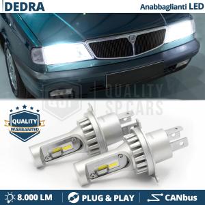 H4 Led Kit for LANCIA DEDRA Low + High Beam 6500K 8000LM | Plug & Play CANbus