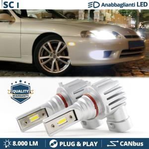 Kit LED 9006 pour LEXUS SC | Feux de Croisement Blanc 6500K CANbus 8000LM | Installacion Facile