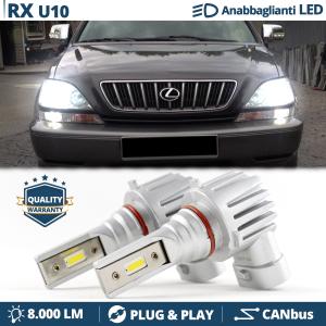 Lampade LED HB4 per LEXUS RX XU10 Anabbaglianti Luci Bianche CANbus 6500K 8000LM | Plug & Play