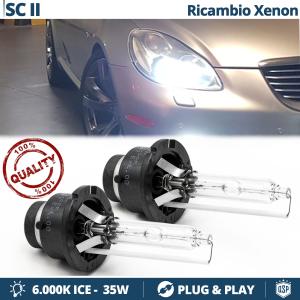 2x Xenon D2R Replacement Bulbs for LEXUS SC 2 HID 6.000K White Ice 35W 