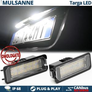 2 Luci Targa LED Per Bentley Mulsanne CANbus Placchette Complete 18 LED 6500K