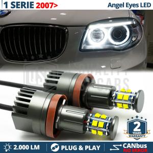H8 LED ANGEL EYES For BMW 1 Series E87 E88 E81 E82 From 2007 | White Parking Lights 120W CANbus 